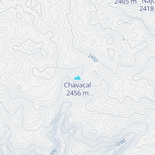 Map of Chavacal