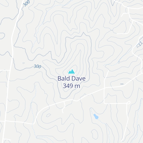 Map of Bald Dave
