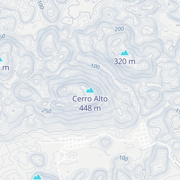 Map of Cerro Alto