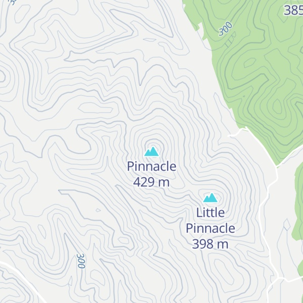 Map of Pinnacle