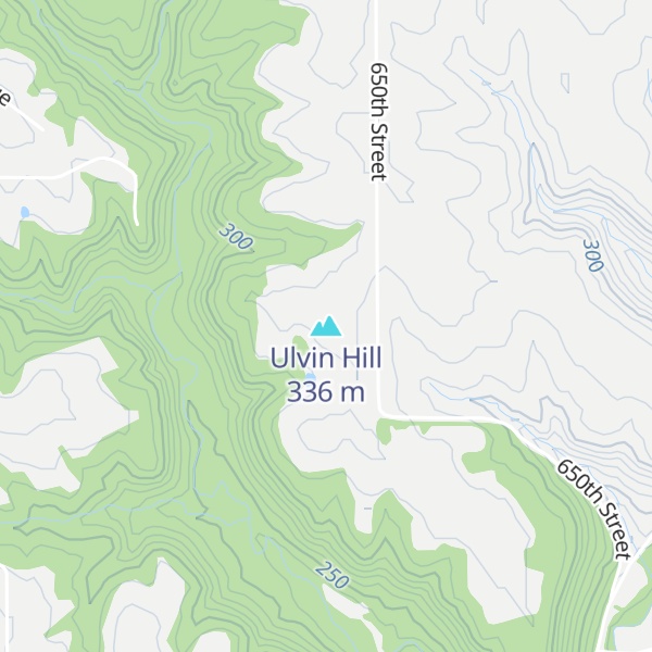 Map of Ulvin Hill