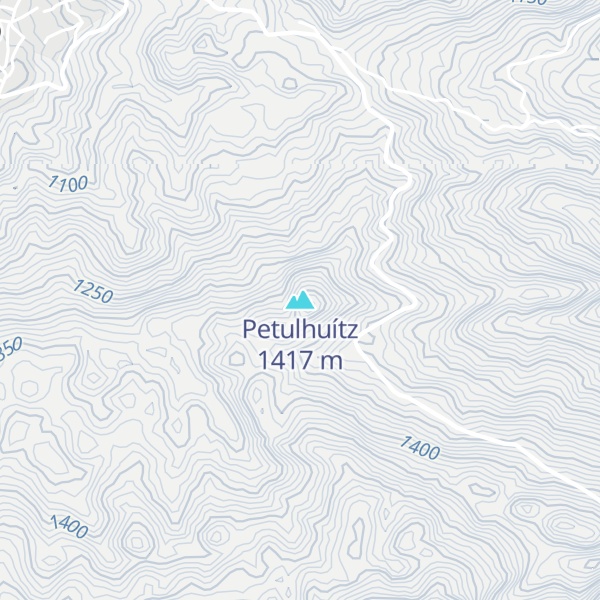 Map of Petulhuítz