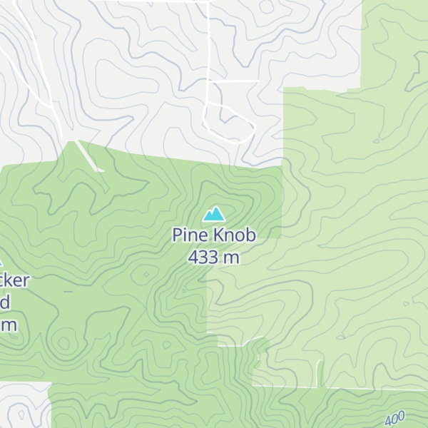 Map of Pine Knob