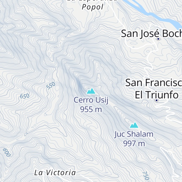 Map of Cerro Usij
