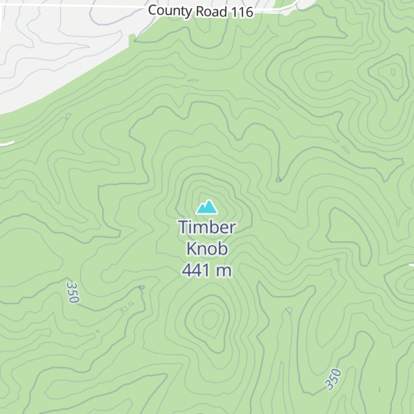 Map of Timber Knob