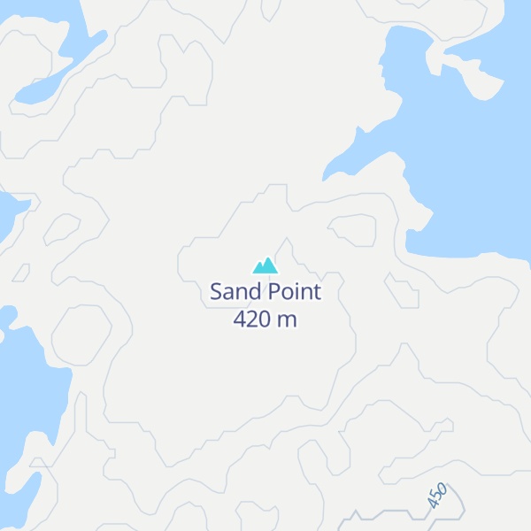 Map of Sand Point