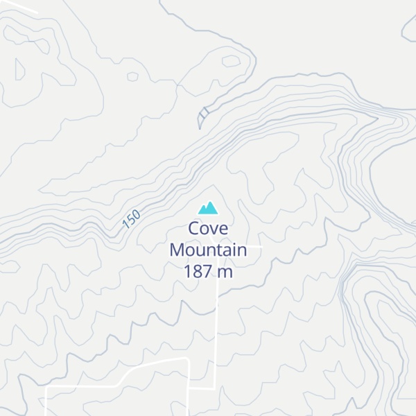Map of Cove Mountain