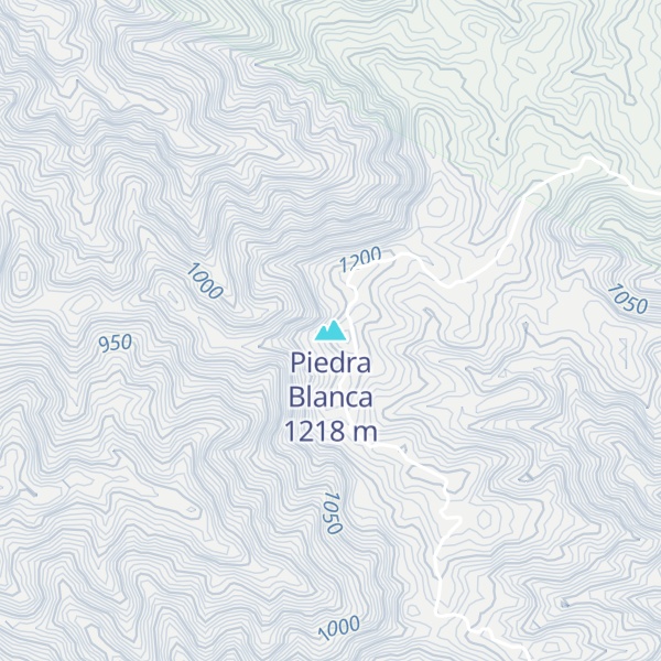 Map of Piedra Blanca