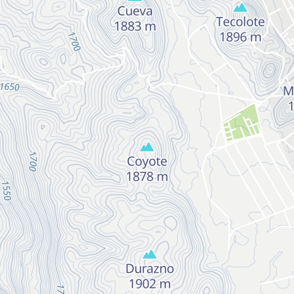 Map of Coyote