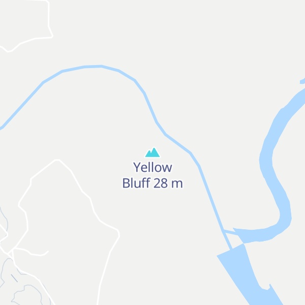 Map of Yellow Bluff