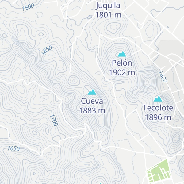 Map of Cueva