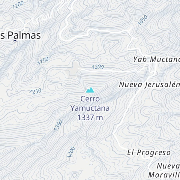 Map of Cerro Yamuctana