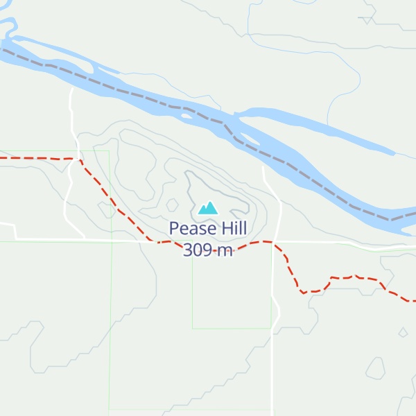 Map of Pease Hill