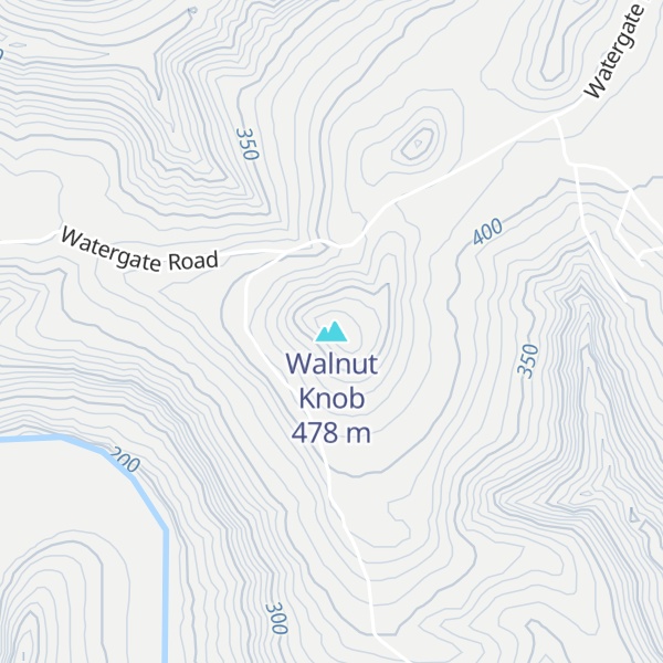Map of Walnut Knob