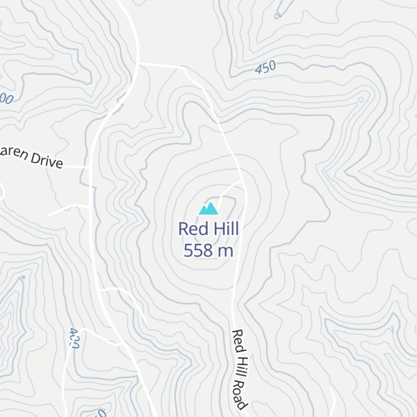 Map of Red Hill