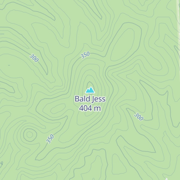 Map of Bald Jess