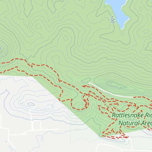 Map of Maumelle Pinnacles
