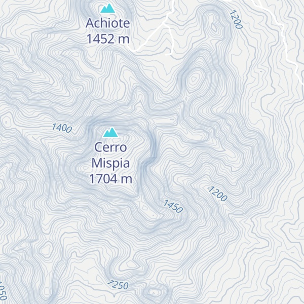 Map of Cerro Mizpilla