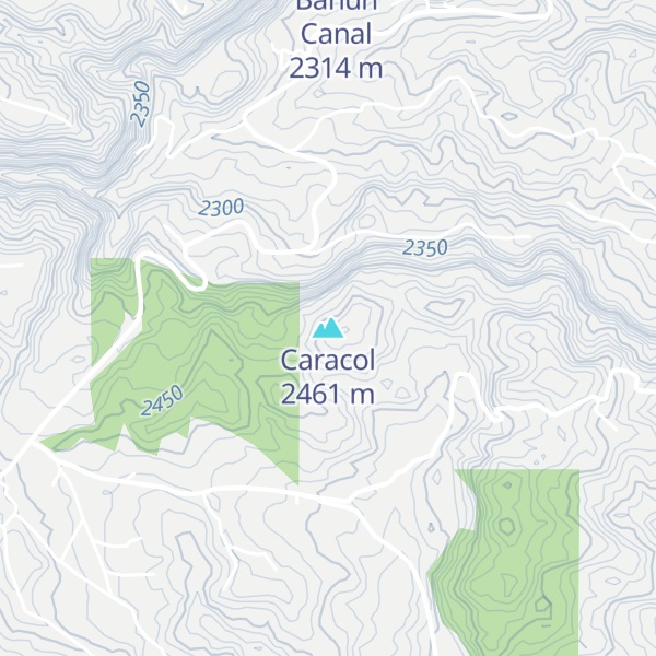 Map of Caracol