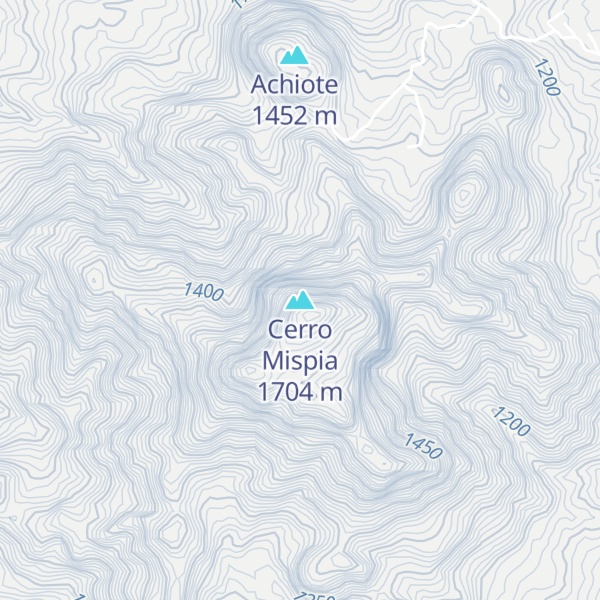Map of Cerro Mispia