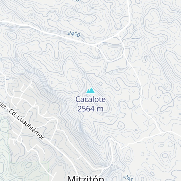 Map of Cacalote
