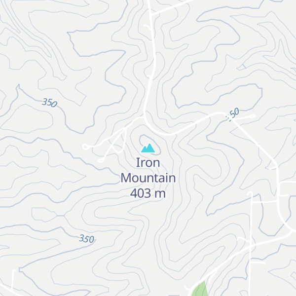 Map of Iron Mountain