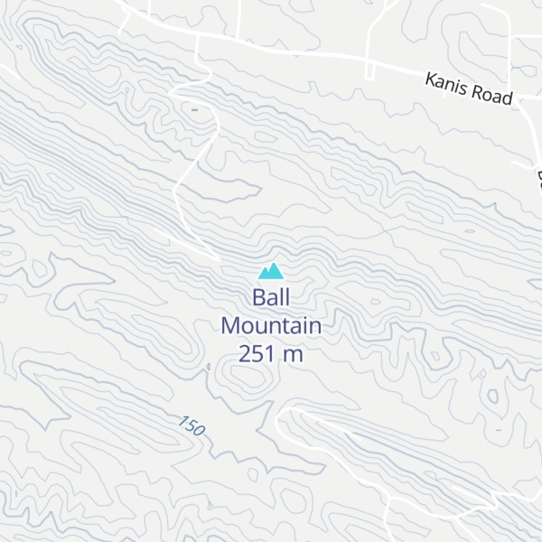 Map of Ball Mountain