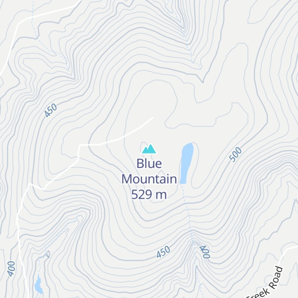 Map of Blue Mountain