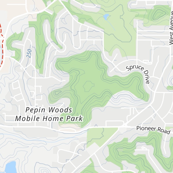 Map of Coon Hill