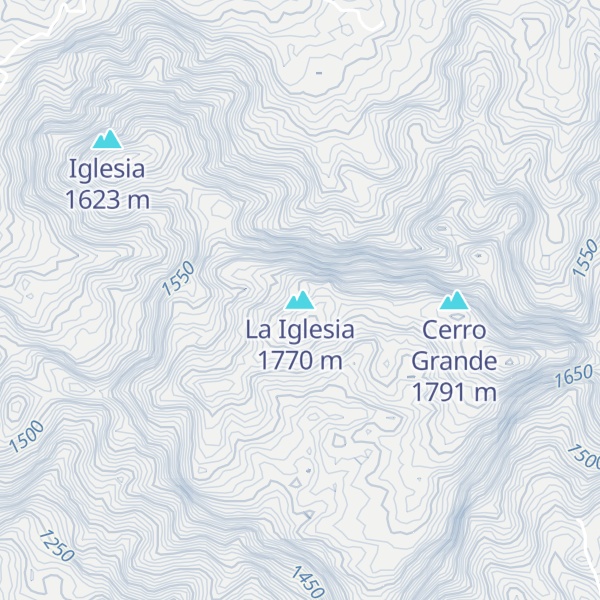 Map of La Iglesia