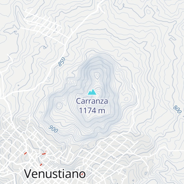 Map of Carranza