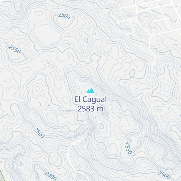 Map of El Cagual