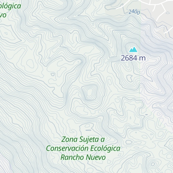 Map of Agua Escondida