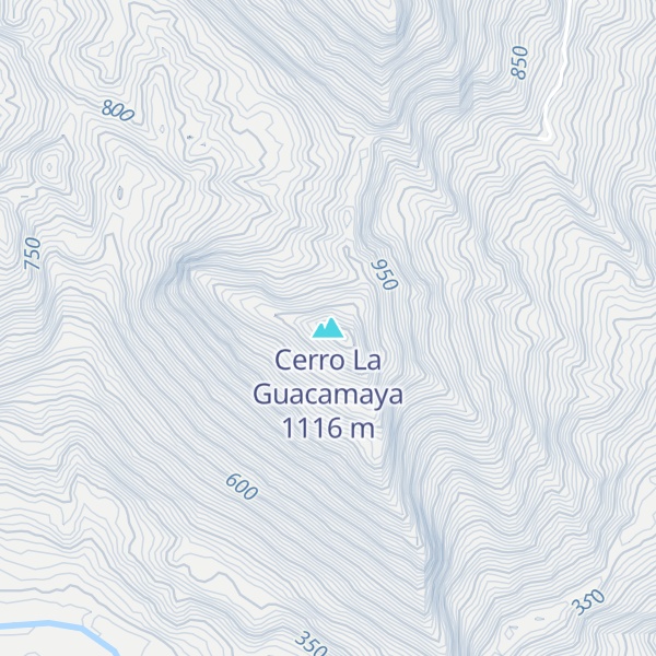 Map of Cerro La Guacamaya