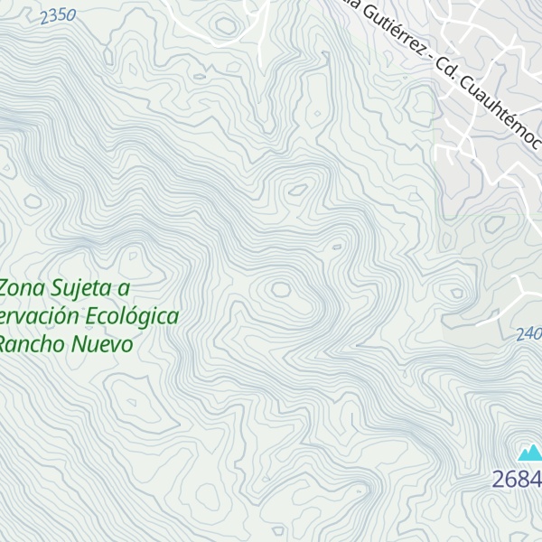 Map of Cerro Mitzitón