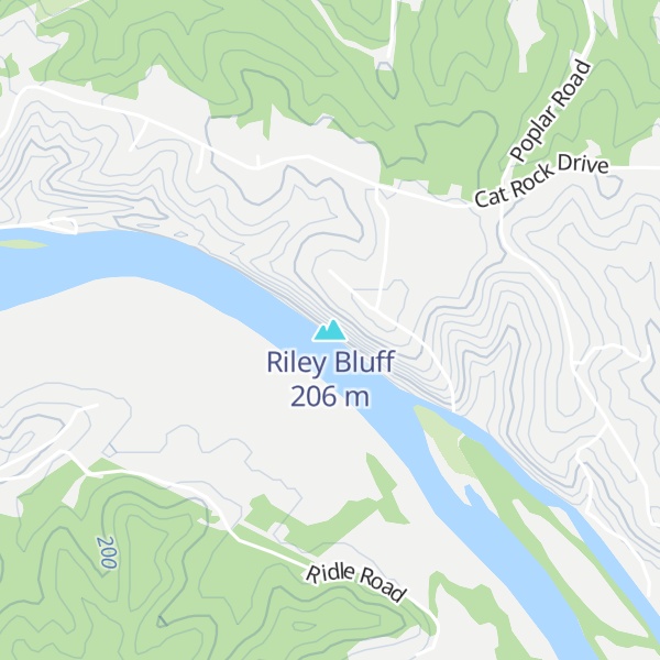 Map of Riley Bluff