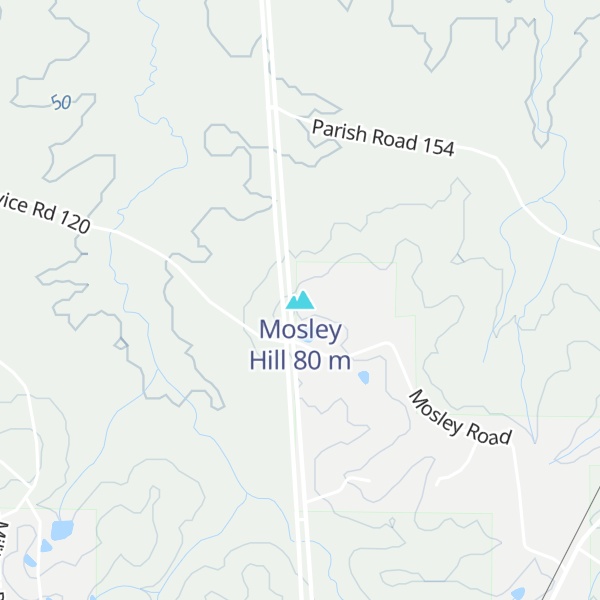 Map of Mosley Hill