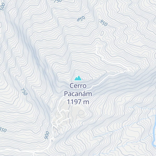 Map of Cerro Pacanám