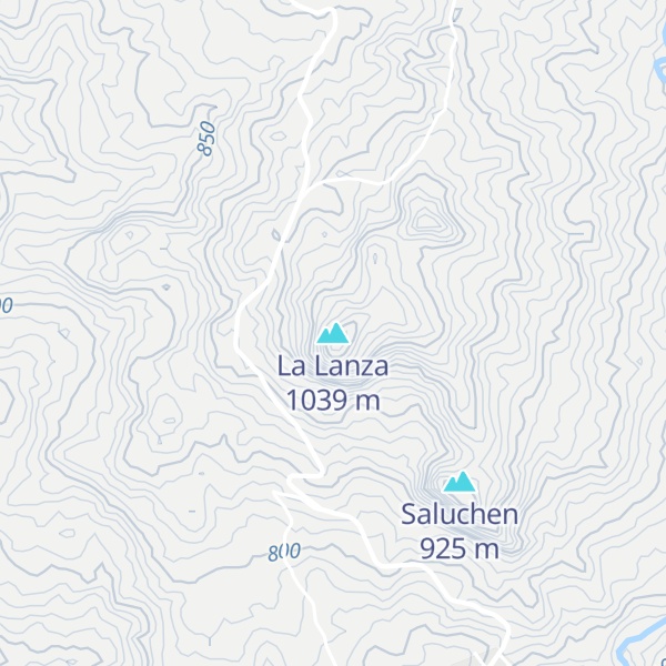 Map of La Lanza