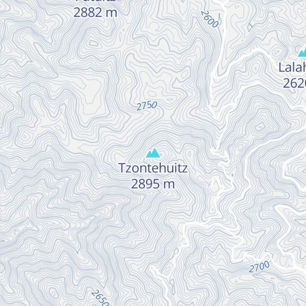 Map of Tzontehuitz