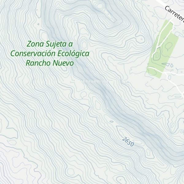 Map of Cerro Subida El Caracol