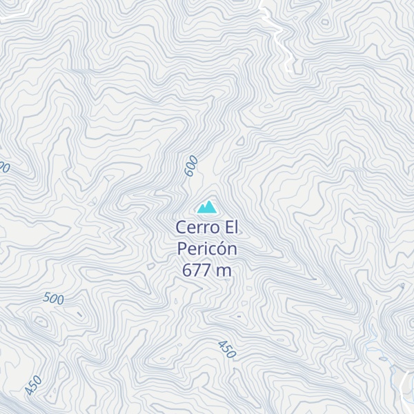 Map of Cerro El Pericón
