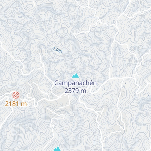 Map of Campanachén