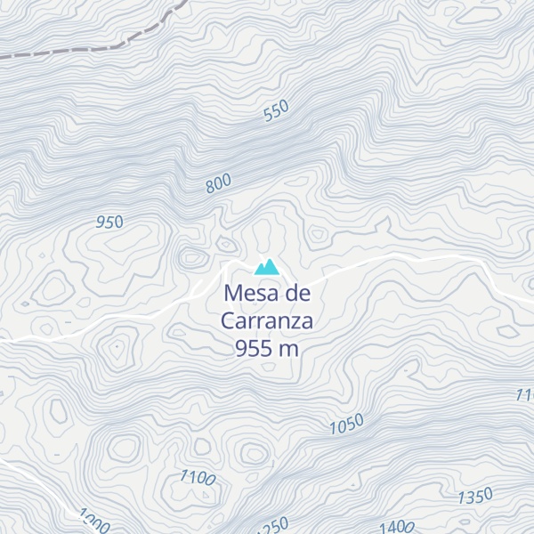 Map of Mesa de Carranza