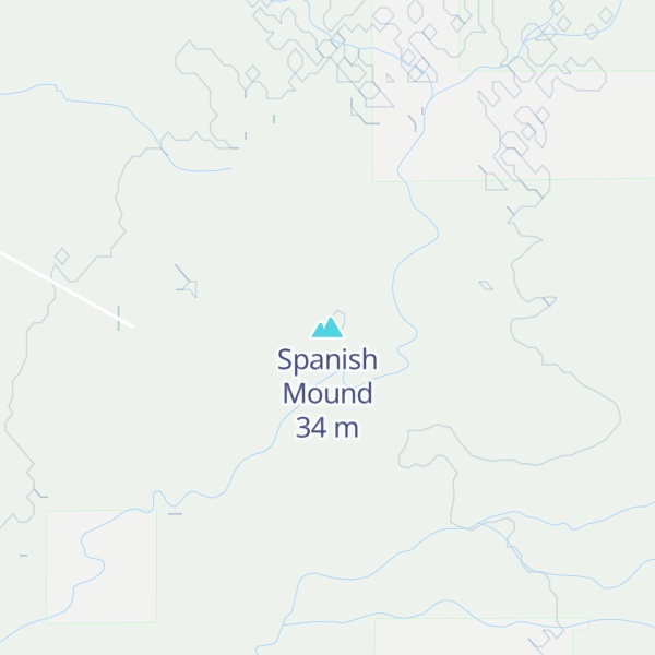 Map of Spanish Mound