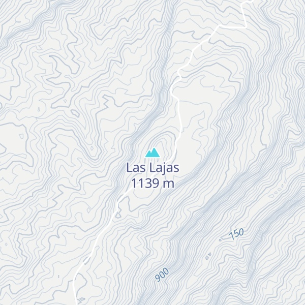 Map of Las Lajas