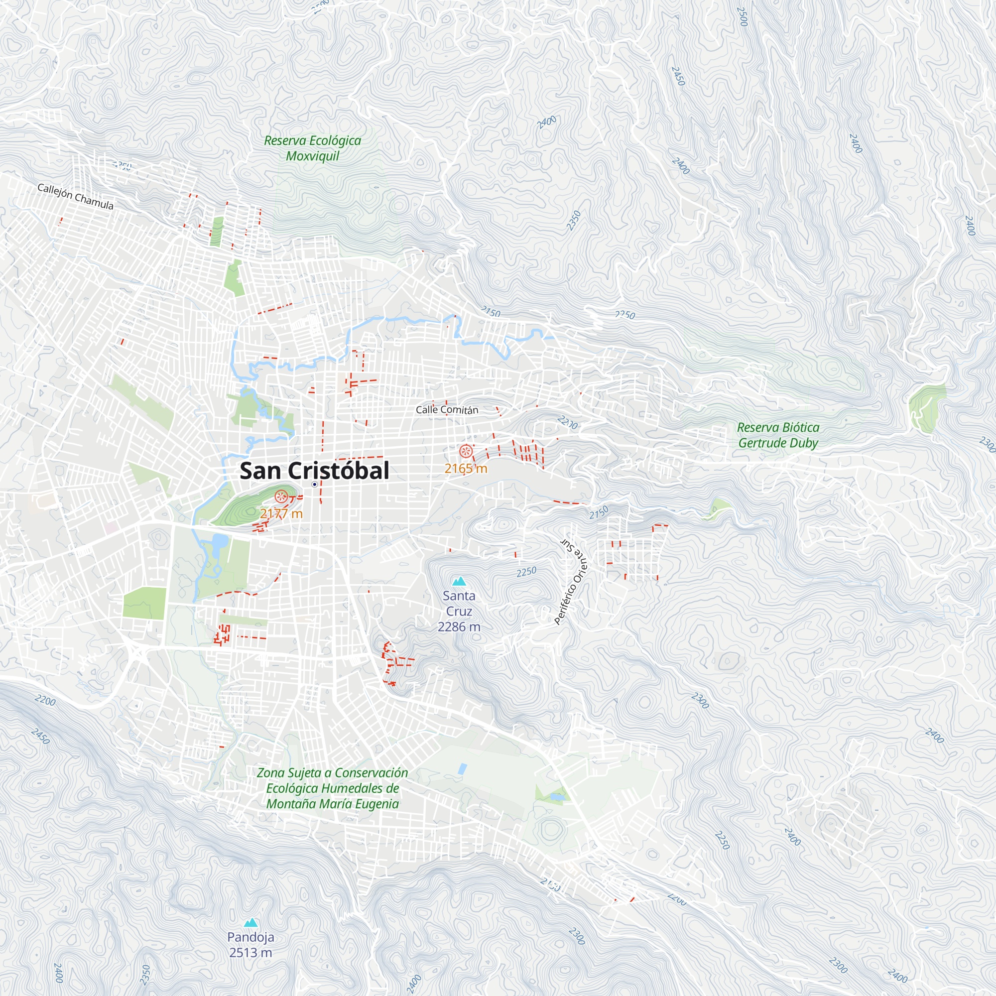 Cabañas San Nicolas, San Cristobal de las Casas, Chiapas map