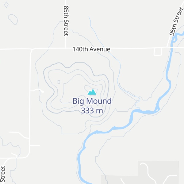 Map of Big Mound