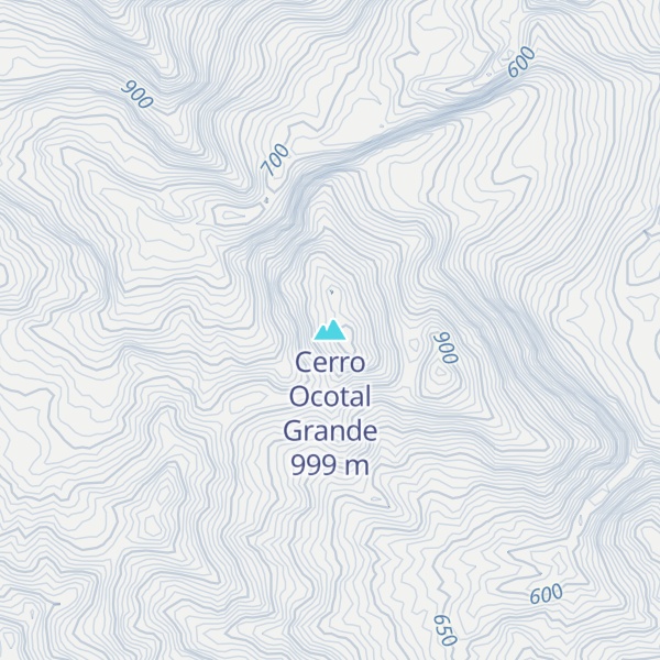 Map of Cerro Ocotal Grande