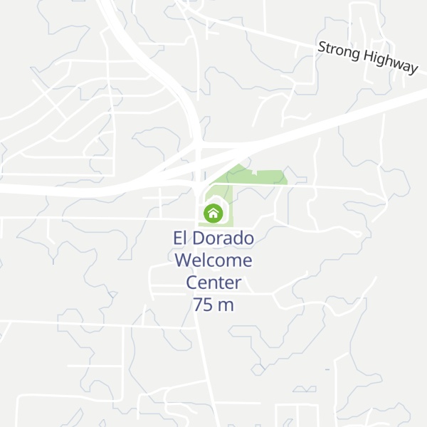 Map of El Dorado Welcome Center